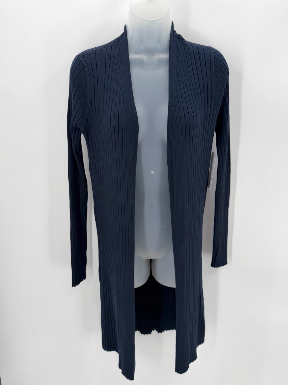 Love Ellie Cardigan Sweater Women XS Navy Blue Long Madilyn Long Sleeve Knit NWT